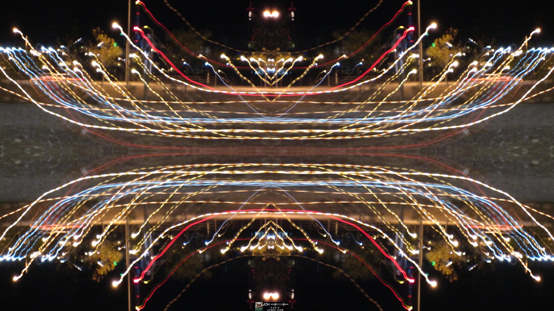 Quadroscopic art made from a still image � Filming Coyotes at WalMart